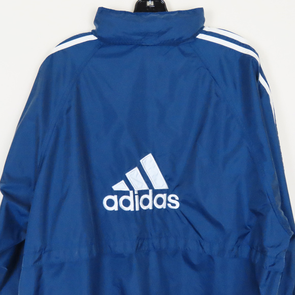 Adidas Trefoil logo hooded Windbreaker Coat, XL - Picture 6 of 7